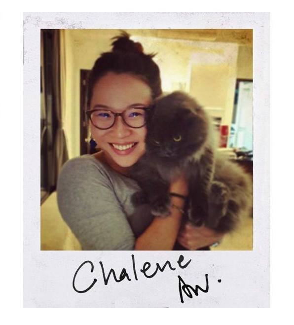 Chalene Aw with companion animal